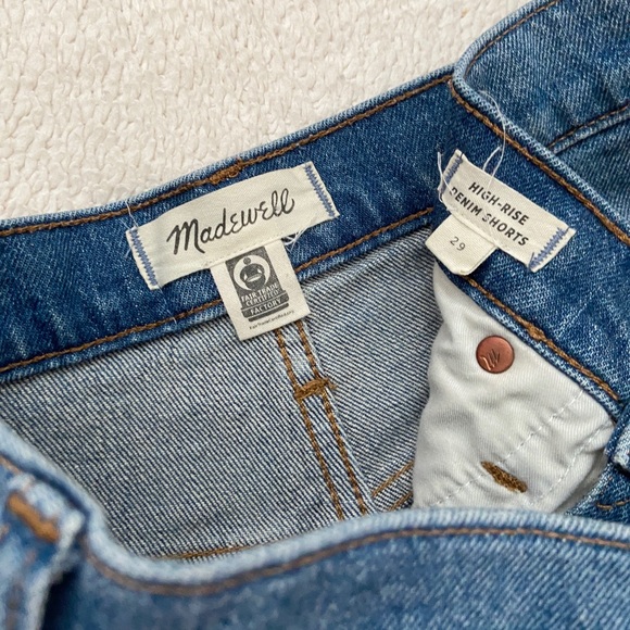 Madewell High Rise Denim Shorts - Picture 12 of 14